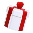 thumbnail image 2 of Caja de regalo A B S, caja de regalo A B S, caja de joyería de bloques de construcción, rojo y blanco, resistente al desgaste, poligonal, para decoración de tartas, cajas de regalo, 2 of 12