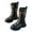 /g1Black124, variant on MEZZALL Kids High Boots Sports Outdoor Fashion Autumn Children Girls Solid Color Shoes Flat Thick Bottom Non- Easy To Wear PU Upper Comfortable Boots Relaxed Fit Footwear