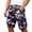 Purple@GC@, variant on CONZONE Mens Cargo Shorts Buttons Summer Shorts For Men Camouflage Lightweight Loose Fit Outdoor Shorts With Pockets
