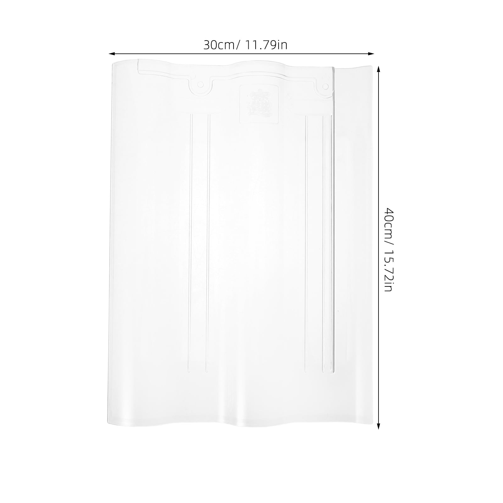 HEANUJJ Transparent Plastic Daylight Roofing Panels for Greenhouse Patio Easy Installation Weather Resistant 1 Pack