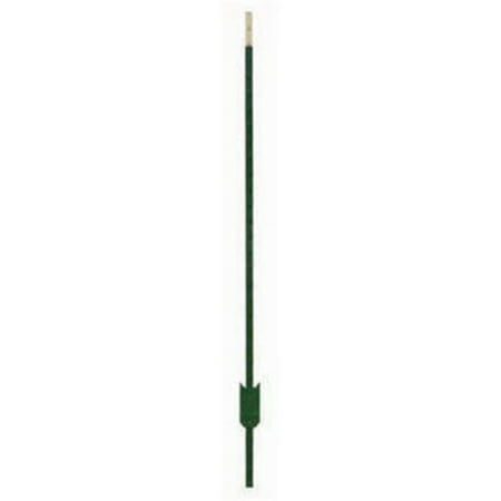 Studded T-Post, 5-Ft., Green