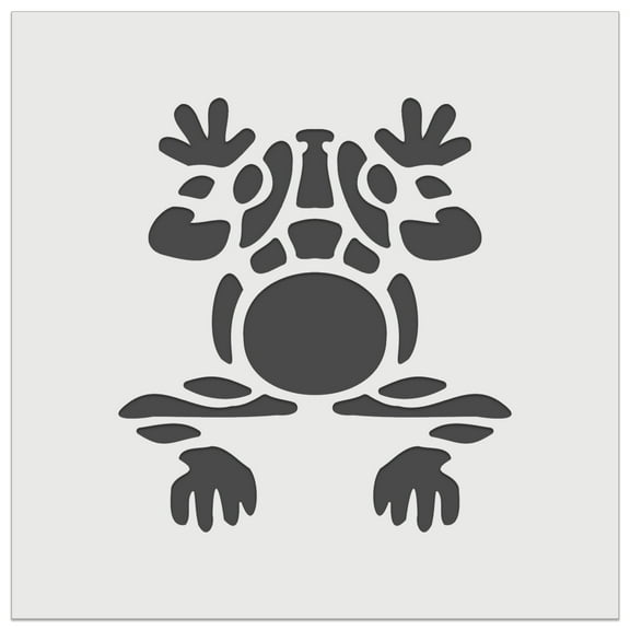 Southwestern Style Tribal Frog Toad DIY Cookie Wall Craft Stencil - 5.5 Inch