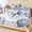 Gray Blue, variant on Twin XL Size Fitted Sheet Set - Purple Blue Compass 2 Piece Bedding Sets 16" Deep Pocket Fitted Sheet with 1 Pillowcases, Vintage Nautical Summer Ocean Shell Brushed Microfiber Luxury Bed Sheets
