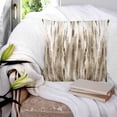 thumbnail image 3 of 20x20 Pillow Covers Set of 2, Brown Beige Vintage Throw Pillow Covers Decorative Couch Cushion Case, Retro Abstract Art Microfiber Square Pillowcases for Bedroom Car Living Room, 3 of 7