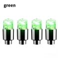 thumbnail image 3 of SPRING 4pcs Wheel Light Car Motorcycle Bike LED Lights Neon Wheel Tire Tyre Valve Dust Cap Light Waterproof Easy Installation Green, 3 of 9