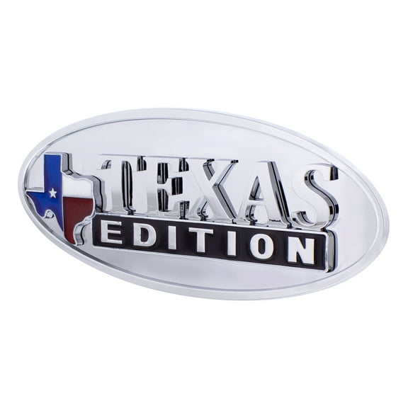 United Pacific 11017 Chrome Oval Emblem - "Texas Edition"