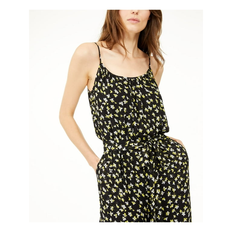 Michael kors jumpsuit yellow cheap