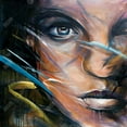 thumbnail image 3 of Colorful woman face - 36"x36" canvas - Print on demand, 3 of 5
