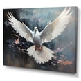 thumbnail image 2 of Designart "Minimalist Blue Tranquility III" Dove Canvas Wall Art, 2 of 7