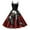 Wine, variant on TTUHYWXI Halloween Dress for Women Punk Vintage Dress Party Hem DressStrapless Gothic Cocktail Dresses (Beige, M)