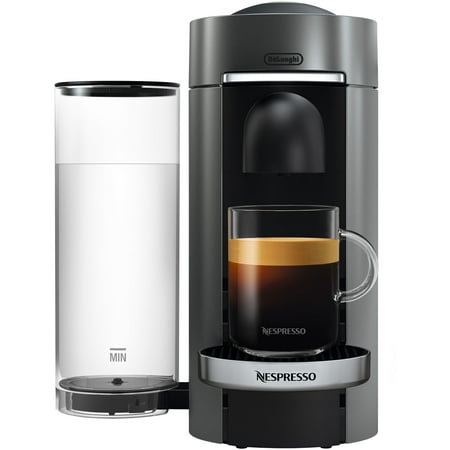 Nespresso Vertuo Plus Deluxe Coffee Maker and Espresso Machine by DeLonghi - Titan