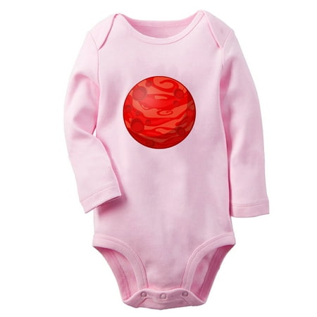 

Babies Nature Pattern Mars planet Rompers Newborn Baby Unisex Bodysuits Infant Jumpsuits Toddler 0-12 Months Kids Long Sleeves Oufits (Pink 6-12 Months)