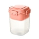 thumbnail image 2 of Vaso portátil para avena con cuchara | Recipiente hermético para yogur, cereales y ensalada | Bandeja de hielo desmontable para almacenamiento en frío | Vaso de plástico ligero para comidas p, 2 of 5