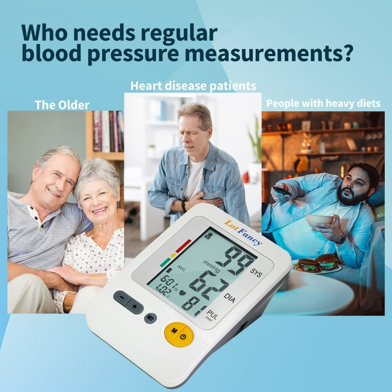 Lumeon™️ Wall Mounted Blood Pressure Unit with Adult Cuff & Clock