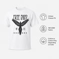 thumbnail image 5 of Free Bird Eagle Graphic T-Shirt, Unisex Classic Fit Cotton Tee, 5 of 9