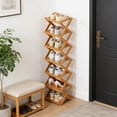 thumbnail image 5 of MKHSQHDG Today's Deals Tier Foldable Shoe Rack Organizer Shelf Space Saving Storage for Entryway Closet Bedroom Corner, 5 of 5