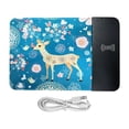 thumbnail image 1 of Mouse Pad con cargador inalámbrico Hot Shot ArtPad 30x22cm Venado Qi Wireless Entrada 9V 1A Indicador Led Cable USB Incluido, 1 of 1
