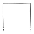 thumbnail image 1 of Sobre la mesa de la barra con abrazaderas requeridas por soporte de arco de globo de metal de soporte pesado para la fiesta de bodas Navidad negro, 1 of 8