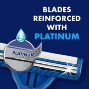 Gillette Sensor2, Pivoting Head Men's Disposable Shaving Razors with Lubrastrip, 12 Count