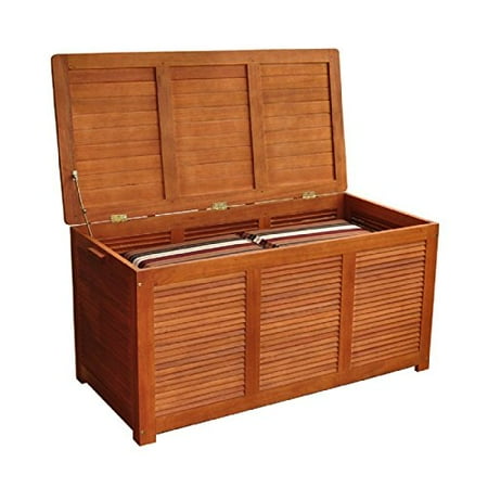 Hamptons Collection Outdoor Cushion Storage Deck Box Walmart