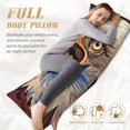 thumbnail image 7 of Honeii Eagle With USA Flags Print Long Body Pillowcase 20x54 in,Body Pillow Cover with Zipper,Large Body Pillowcase,Soft Bed Decorative, 7 of 7
