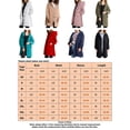 thumbnail image 2 of LUXUR Ladies Hoodie Jacket Baggy Fall Overcoat Green L, 2 of 2