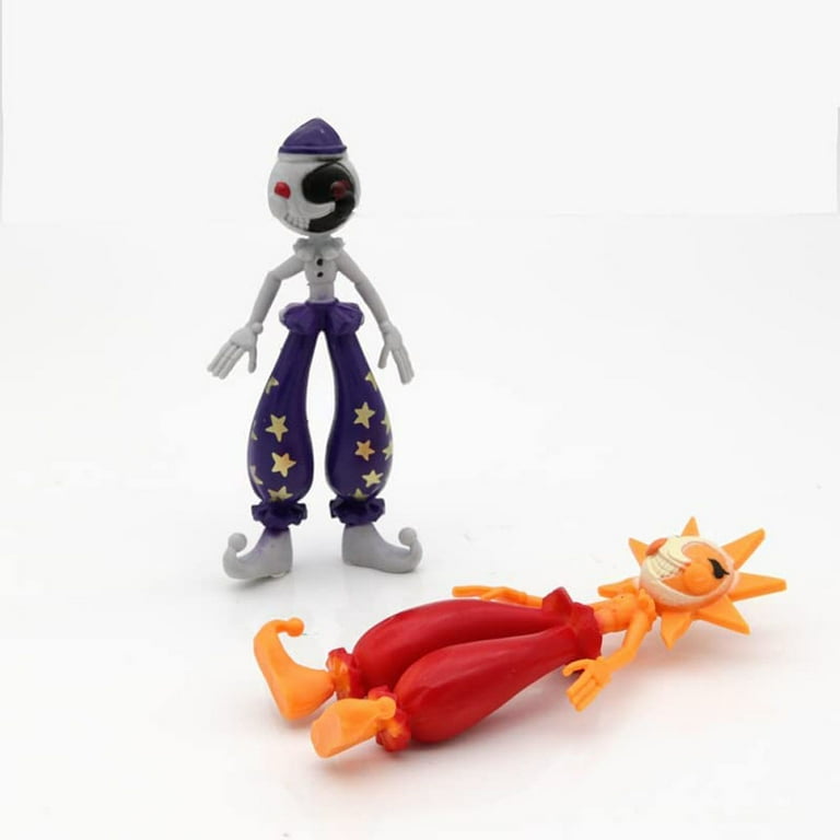Moondrop Sundrop FNAF Action Figures Toy Set, 4