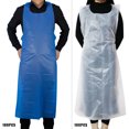 thumbnail image 4 of Inteprter Delantal plástico ligero y de protección ajustada de 100 piezas para cocinar en restaurantes, fácil de guardar Suministros de limpieza para el hogar azul, 4 of 6
