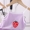 thumbnail image 6 of kmaduk Toddler Baby Girls Summer Clothes 3 6 12 18 Months 2T 3T 4T 5T Girls Outfits Sleeveless Dinosaur Print Tank Top+Shorts Set Purple,Size 4-5 Years, 6 of 8
