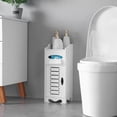 Ktaxon Bathroom Floor Cabinet Storage Organizer Set 2 Tier and Single ...