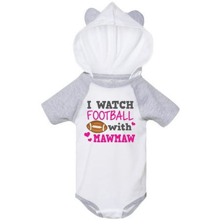 

Inktastic I Watch Football with My Mawmaw Gift Baby Girl Bodysuit