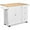 White, variant on Giantex Kitchen Island Cart with Drop-Leaf Tabletop, Large Trolley Cart with Large Cabinet, 3 Drawers, Towel Rack, Kitchen and Dining Room Utensils Organizer on Wheels, Black