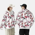 thumbnail image 6 of Gaeub Cherry Blossoms Men's and Women's UPF 50+ Long-Sleeved Sun Protection Clothing, Fishing Shirt Long Sleeve Zip - 3X-Large, 6 of 9