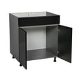 thumbnail image 2 of 36" Sink Base Cabinets-High Double Door-with Black Matte door, 2 of 4