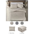 thumbnail image 2 of Grace Living Zipporah Cotton Comforter Set - Exceptionally Cozy, Solid Neutral Color, 2 of 5