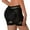 Black, variant on Women's Hip Dip Shapewear Seamless Butt Enhancer Hip Pad Body Shaper Panties Underwear Shorts Lace Padded Butt Lifter Underwear Black Large