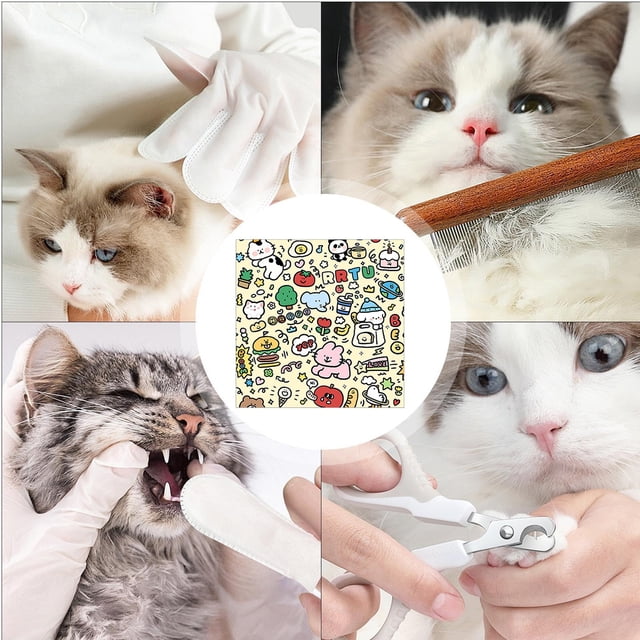 Cat Wrap For Cutting Nails Cloth Wrap For Nail Clipping Scratch And Escape Prevention Multi Purpose Swaddle Wrap Pet Worker
