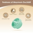 thumbnail image 5 of Maymom Duckbill Valve Compatible with Elvie Stride Pump; 4pc, 5 of 10