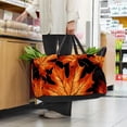 thumbnail image 6 of Maple leaves Large Foldable Oxford Cloth Picnic Basket - Versatile Shopping Basket, Laundry Organizer, and Shopping Bag, 6 of 7