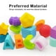 thumbnail image 4 of Juguete de apilamiento sensorial Shape Sorter | Desarrollo de la motricidad fina educativa al estilo Montessori | Caja de ABS mejorada con 6 bloques texturizados | Duradero | Aprendizaje visual y, 4 of 5