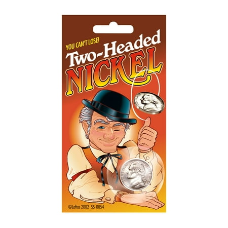 Loftus Two-Headed Nickel Prank Magic Trick Make Your Own Luck, (Best Trick Or Treat Pranks)