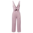 thumbnail image 1 of FashionOutfit Women's Sexy V Neck Front Self Tie Knot Romper Jumpsuit, 1 of 1