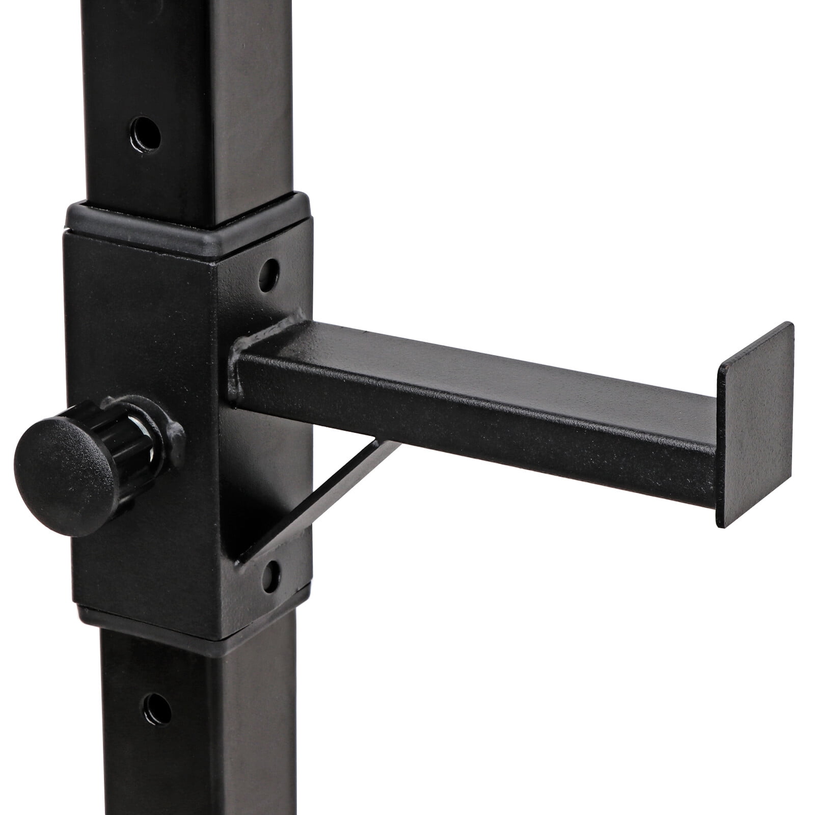 SuperDeal Adjustable Squat Stand, Sturdy Steel Barbell Stand with 13-Position Safety Spotters, Rubber End Caps, 550LBS Max Capacity, Ideal for Home Gym Workouts
