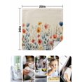 thumbnail image 5 of Cloth Napkins Set of 8 - 20x20 Inches, Spring Floral Washable Reusable Table Napkins, Watercolor Elegant Summer Botanical Rustic Soft & Absortbent Dining Napkin for Party Wedding Hotel Restaurant, 5 of 8