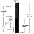 thumbnail image 4 of Berlin Modisch Full Escutcheon HandleSet Front Door Entry Handle and Deadbolt Lock Set Slim Square Single Cylinder Deadbolt and Lever Heavy Duty â€“ Iron Black Finish, 4 of 9