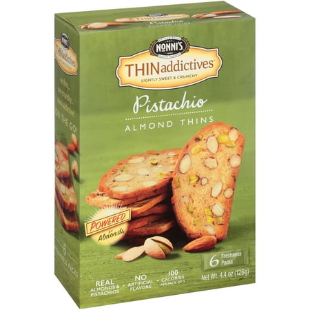 nonni's thinaddictives pistachio almond thins