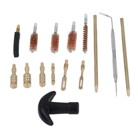 Hunting Supplies Cleaning Kit, Simple Professional Universal Copper Dust Removal Barrel Cleaning Brush Kit for Pipeline