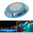 thumbnail image 4 of Ficarrico Luz LED para piscina lámpara de pared subacuática impermeable de acero inoxidable para piscina AC12V12W?1200LM, 4 of 8