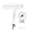 White, variant on Neuro by Paul Mitchell Dry+ Global Edition Auto Dual Voltage Hair Dryer with Storage Bag For Worldwide Travel, Pearlescent White