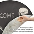 thumbnail image 2 of Coolnut Skull Christmas Tree Mat Round Christmas Tree Stand Mat Decoration for Holiday Party Home Christmas Day Ornaments Floor Door, 28.3", 2 of 6